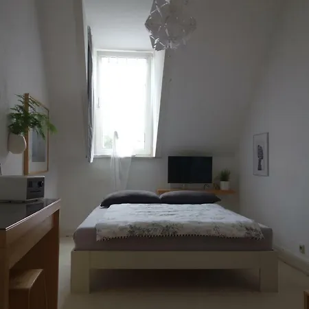 Schone Altbauwohnung Mit Balkon בית אירוח